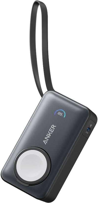 Anker MagGo Power Bank (10K, 35W, For Apple Watch) Black A1657H11 Anker MagGo Power Bank (10K, 35W, For Apple Watch) Black A1657H11