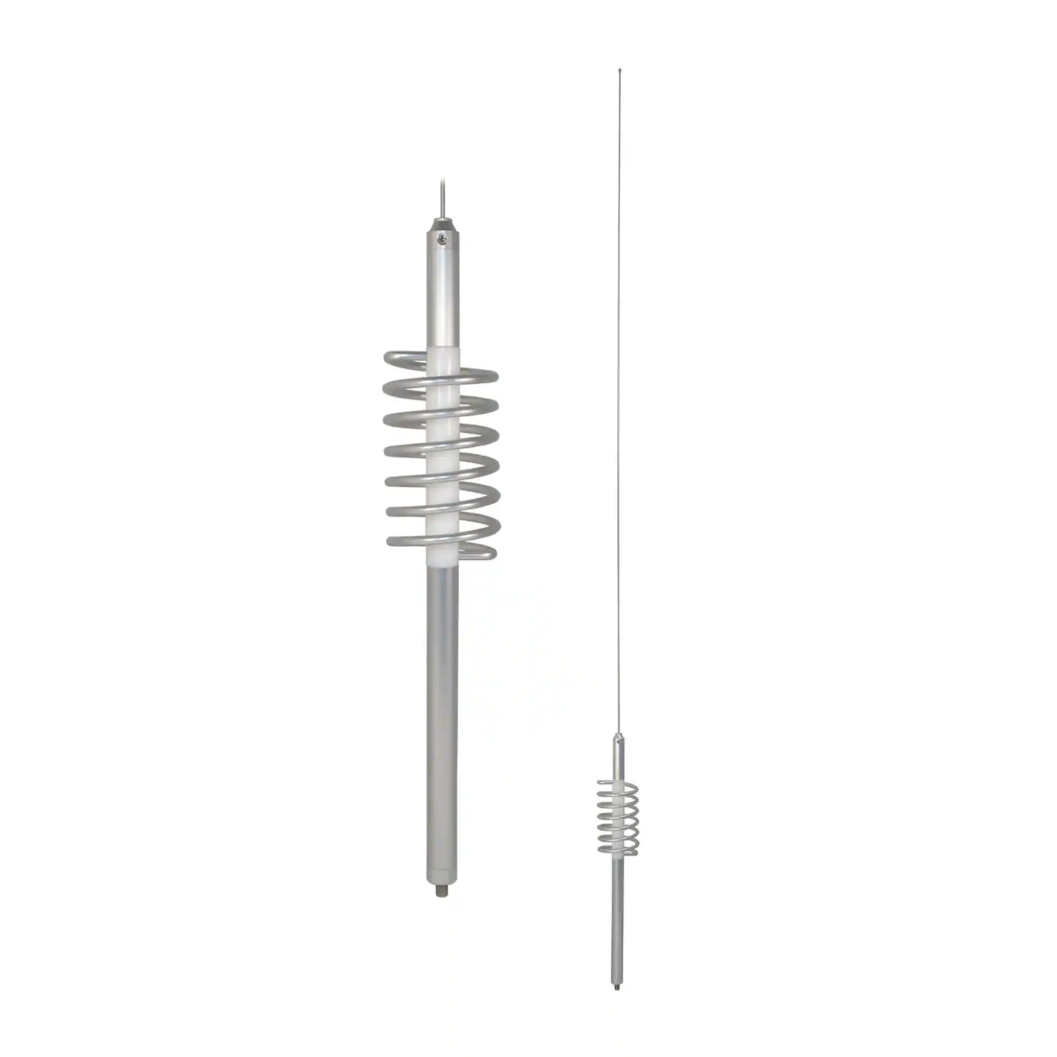 Tram - Tbc-9 20,000-watt Big Cat Aluminum Cb Antenna With 51-1/4-in. Stainless Steel Whip And 9-in. Shaft - Silver