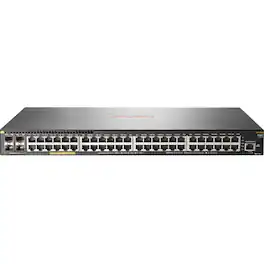 HP - HPE Aruba 2930F 48G PoE+ 4SFP+ T Swch - 48 Ports - Manageable - 3 Layer Supported - Modular - Twisted Pair, Optical - Black