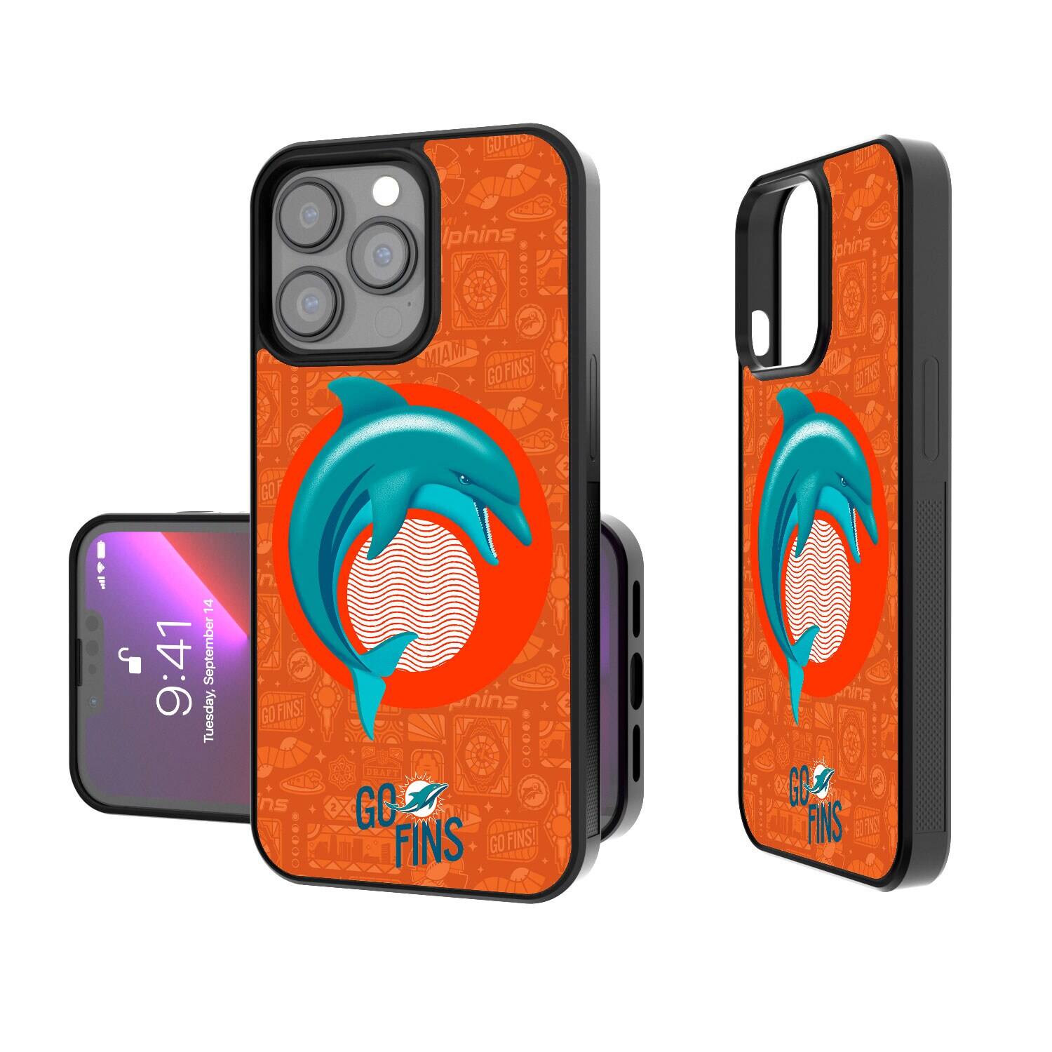 Keyscaper - NFL - Miami Dolphins iPhone Bump Case - 13 mini - Black price history on PriceWatchPro