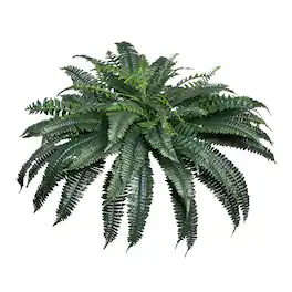 VEVOR - Artificial Ferns, Natural Spread Diameter 43-47 Inch, Large Hanging Artificial Boston Ferns - Green