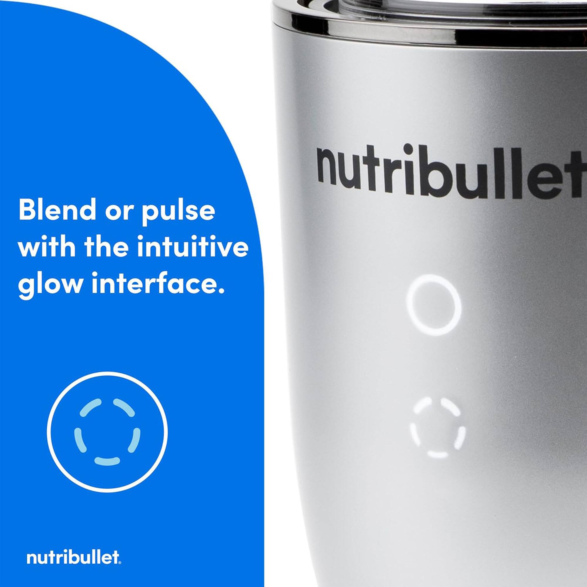 Blend or pulse with the intuitive glow interface.  
nutribullet.
