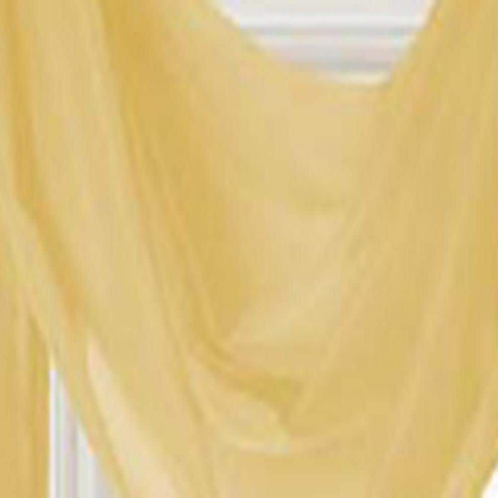 RT Designers Collection - Elegant Sheer Curtain Scarf Valance - 55 x 216 Inches - Gold