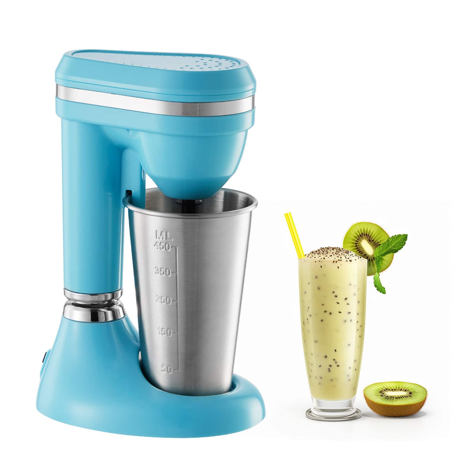 VEVOR - Milkshake Maker, 100W Milk Shake Maker Mixer, Single Head Drink Mixer Blender Machine, Dual-Speed Adjustment Blender - Blue price history on PriceWatchPro