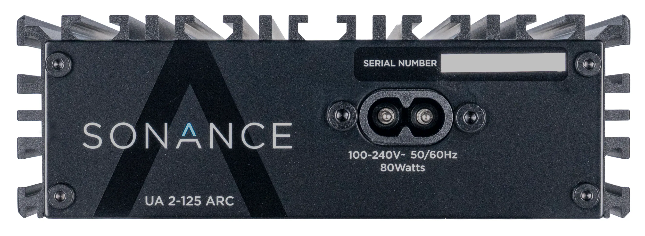 SONANCE, SERIAL NUMBER, 100-240V-50/60Hz, 80Watts, UA 2-125 ARC