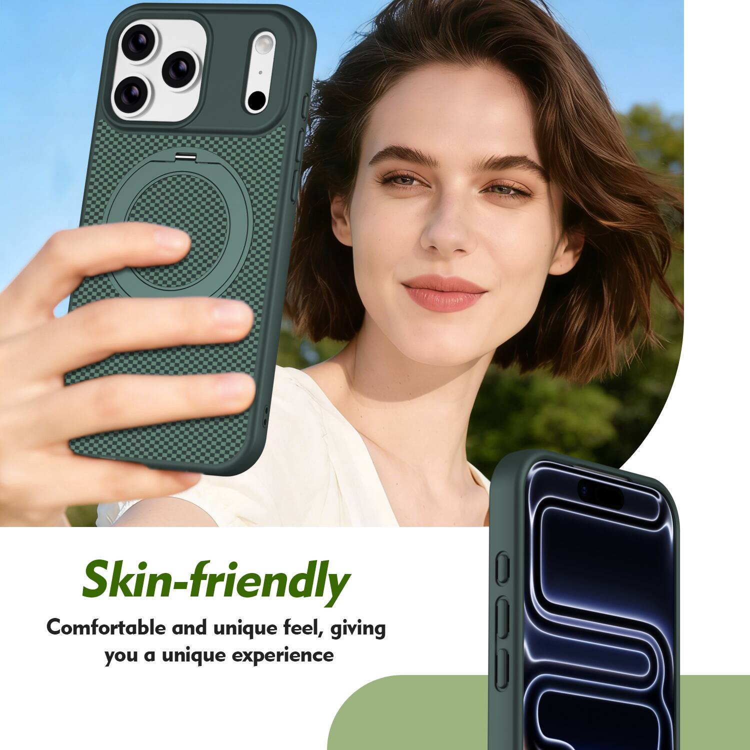 Skin-friendly  
Comfortable and unique feel, giving you a unique experience