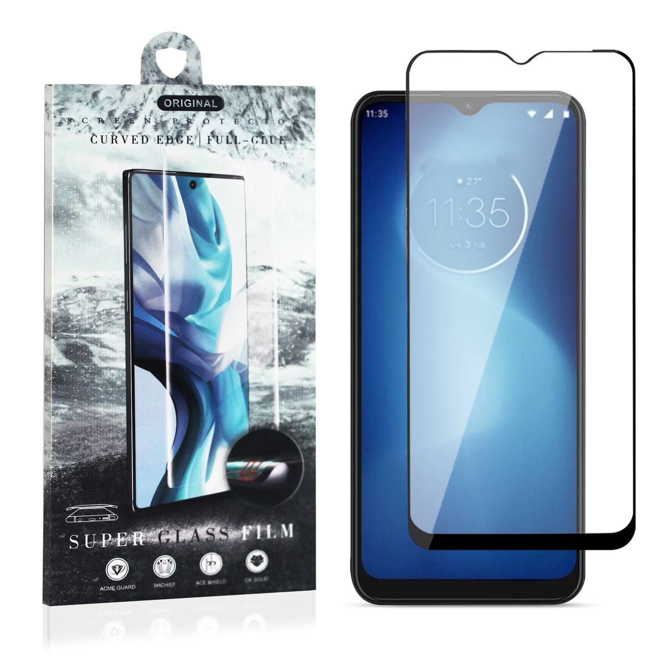 ORIGINAL
SCREEN PROTECTION
CURVED EDGE | FULL-GLUE
SUPER GLASS FILM
ACME GUARD
SCHIEF
ACE SHIELD
OK SHIELD
11:35
APR 3 TUE
27°