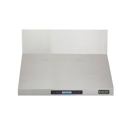 Kucht - 36 inches - Externally Vented - Wall Range Hood - Stainless Steel