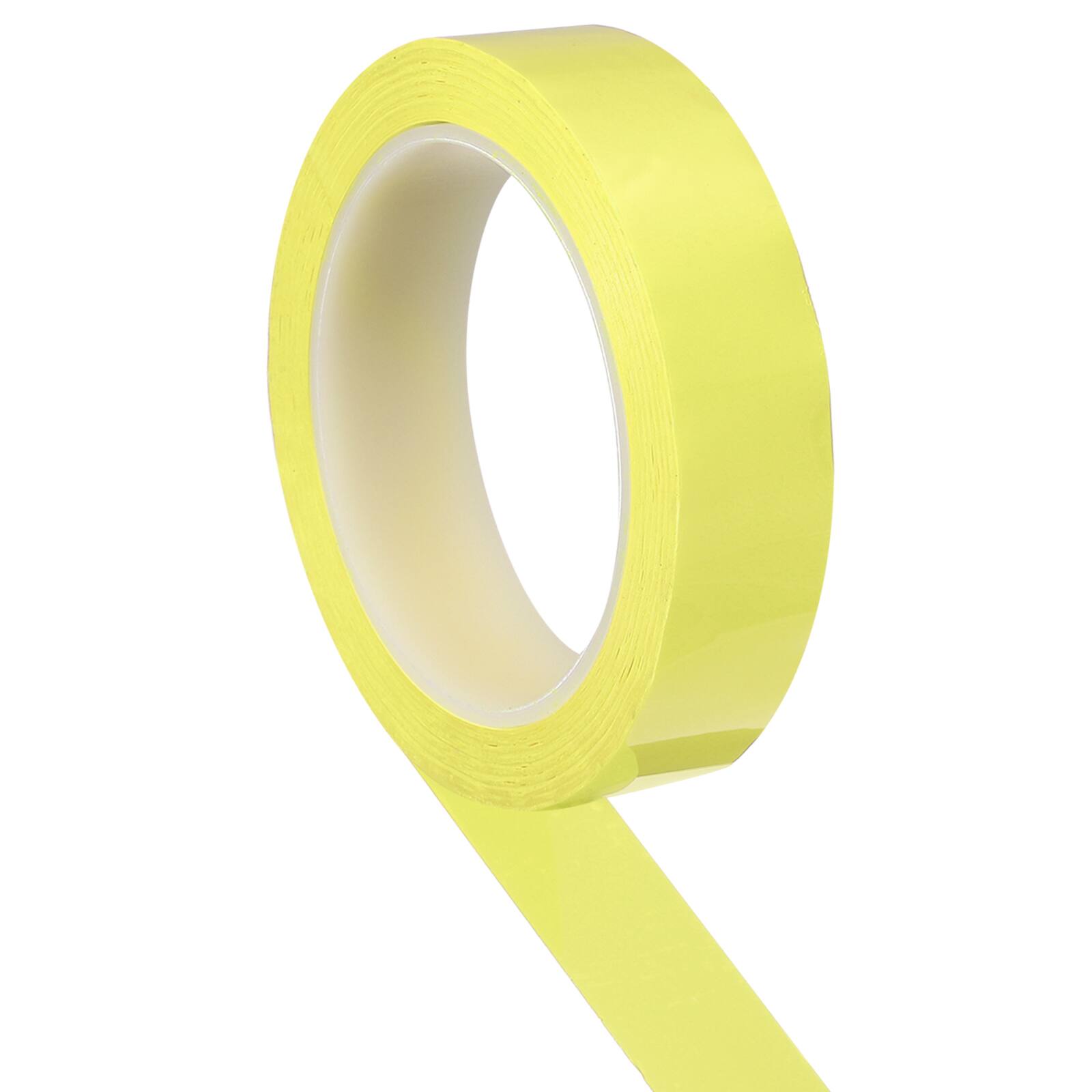 Unique Bargains - 1 Roll Whiteboard Tape, 1in x 72yds Thin Dry Erase Board Grid Tape, Pinstripe Lines for Classroom, Office Use - Yellow