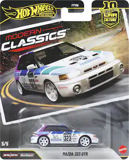 Mattel - Hot Wheels Premium: Modern Classics Mazda 323 GTR - COLLECTIBLES - Multicolor