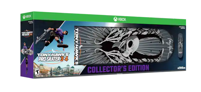 Xbox Tony Hawk's Pro Skater 3+4 Teen Collector's Edition. - T (Teen 13+)