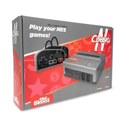 Play your NES games!  
for / pour / para  
70 CLASSIC GAMES + $  
CLASSIC II  
with  
Old Skool