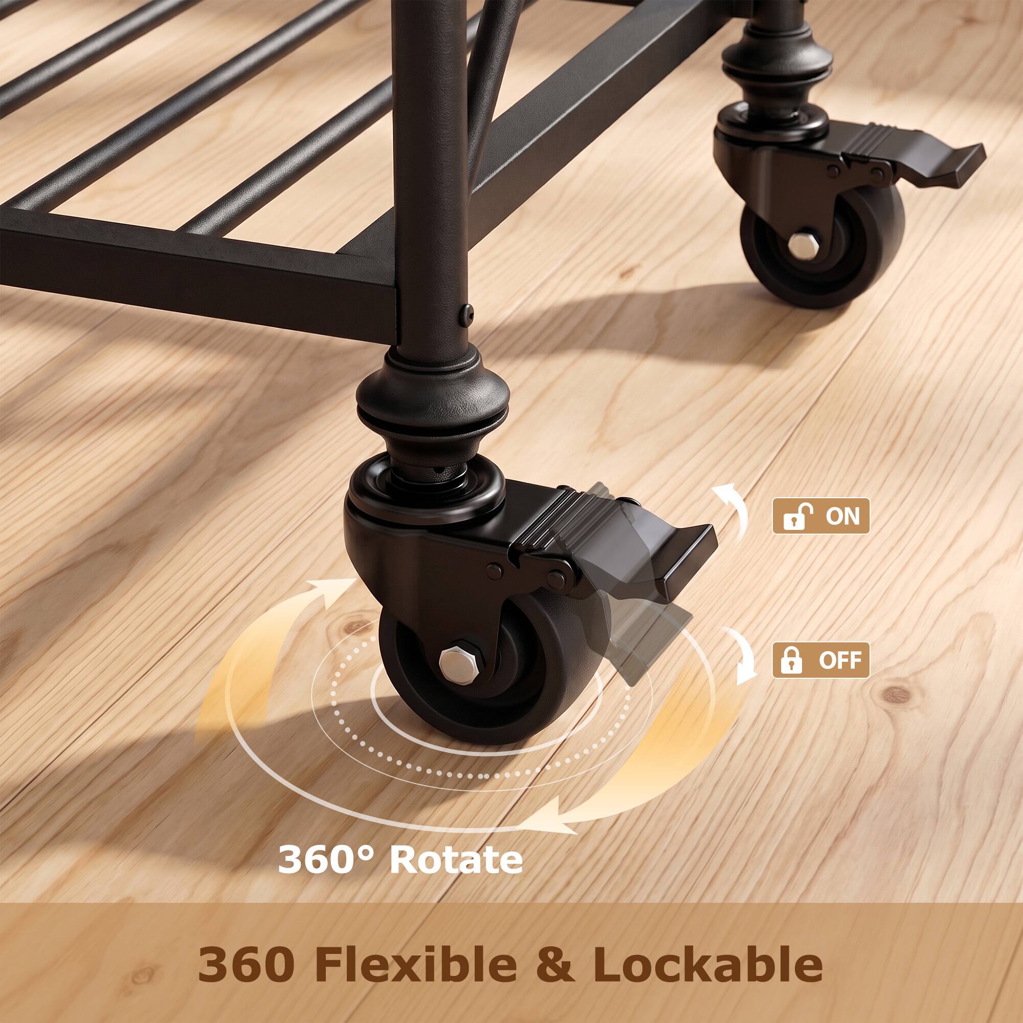 360° Rotate & Lockable  
360 Flexible & Lockable