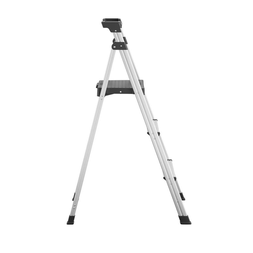Alt View 4. Cosco - 3-Step 5' Lite Solutions Folding Step Stool - 225 lb Capacity - Aluminum - Black.