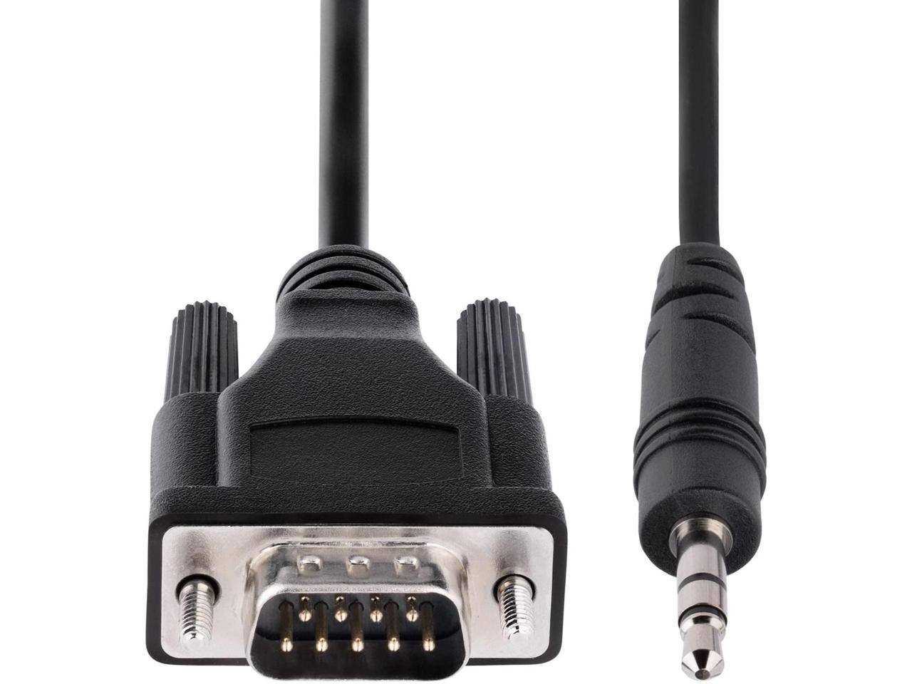 Alt View 8. StarTech.com - StarTech 3ft DB9 to 3.5mm Serial Cable for RS232 Configuration.