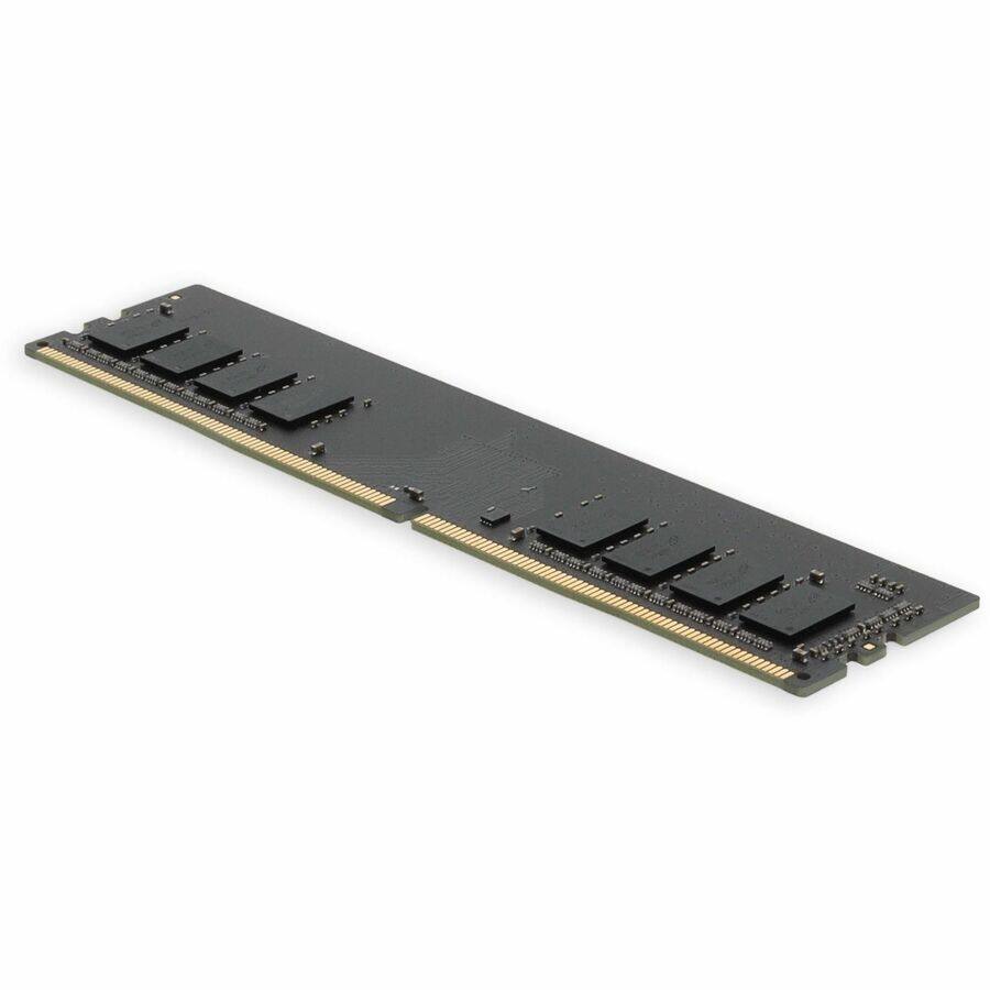 Alt View 5. AddOn - AddOn JEDEC Standard 8GB DDR4-2400MHz Unbuffered Single Rank x8 1.2V 288-pin CL15 UDIMM - 8 GB (1 x 8GB) - Black.