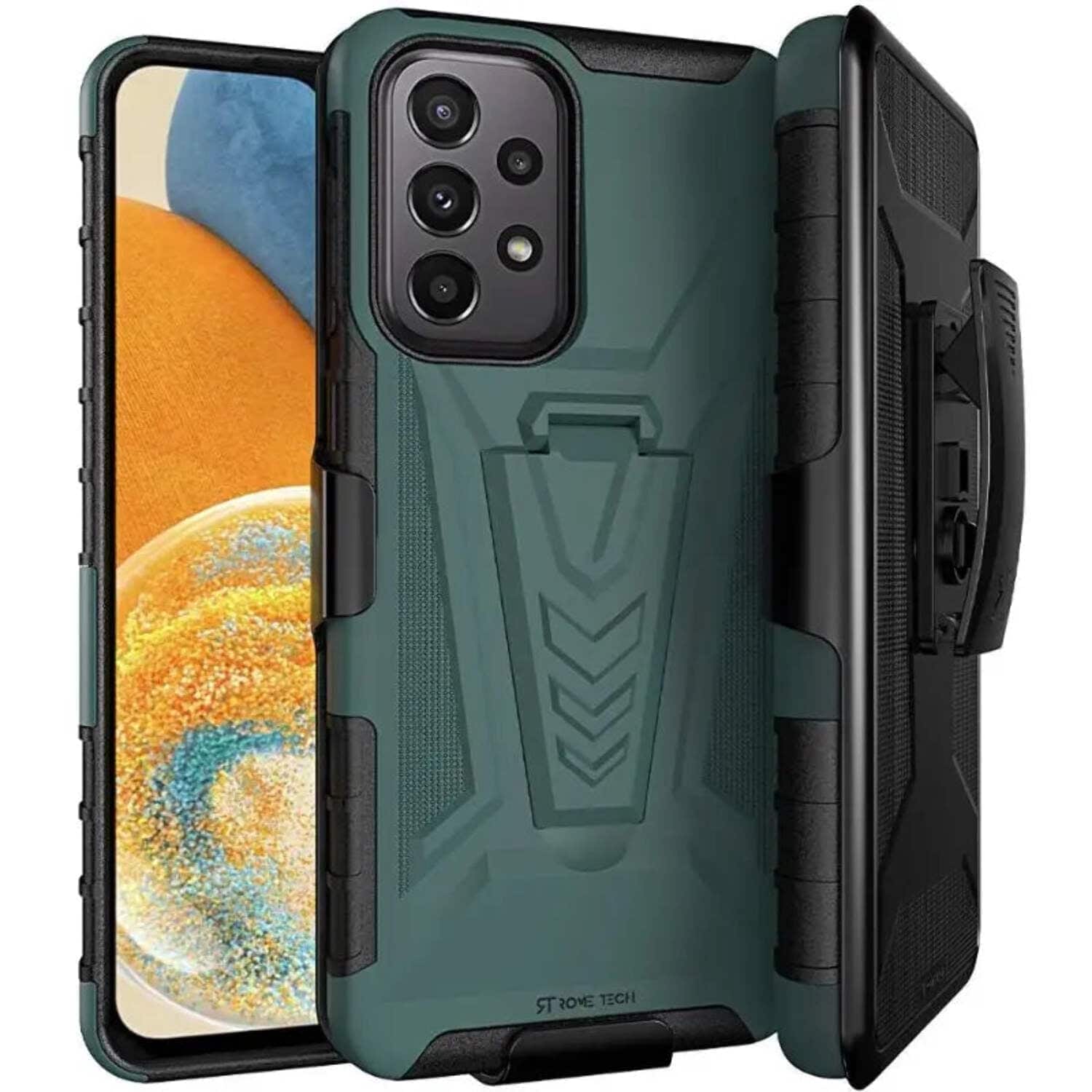 RomeTech - Rome Tech Dual Layer Holster Case for Galaxy A23 - Teal