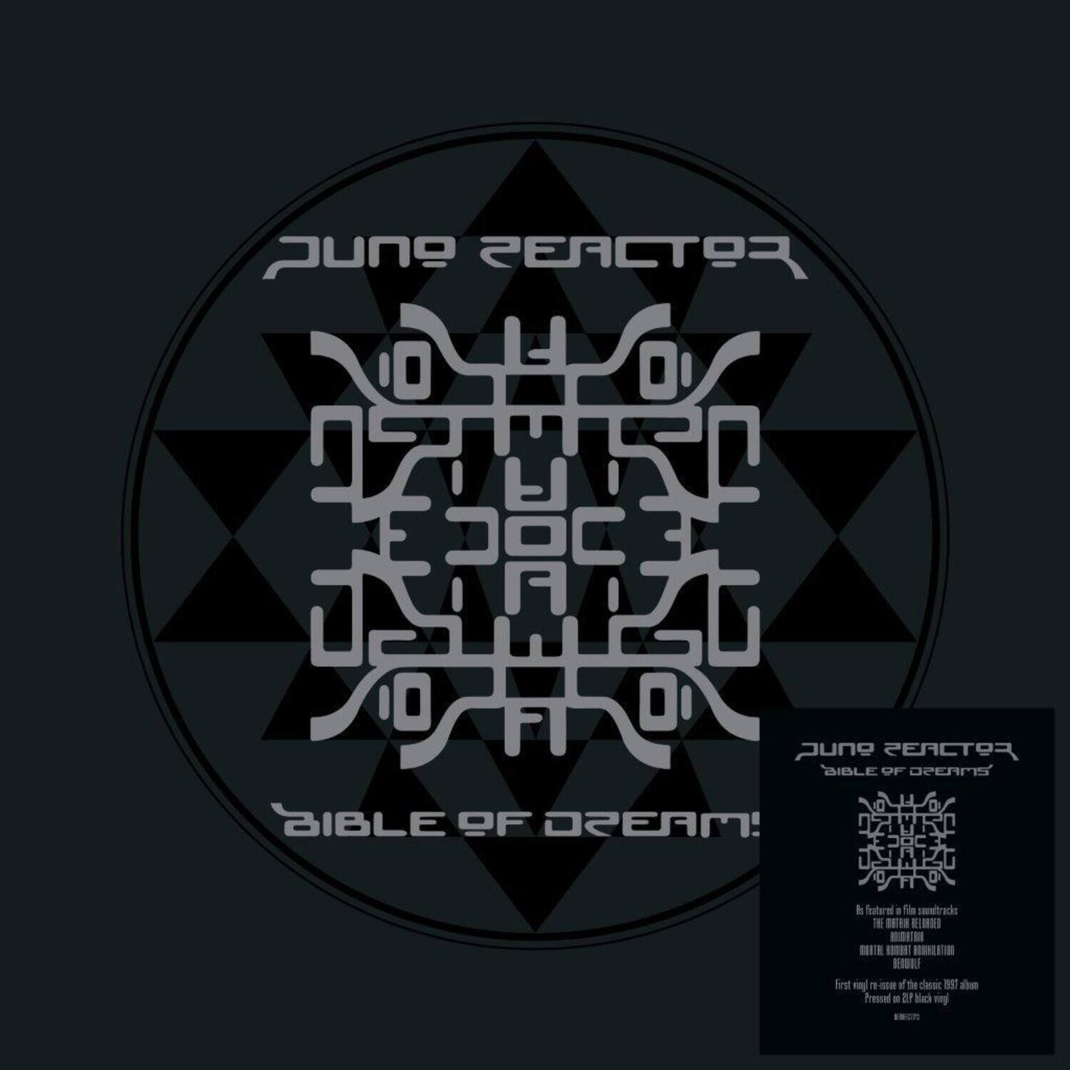 JUNG REACTOR  
BIBLE OF DREAMS  

JUNG REACTOR  
BIBLE OF DREAMS  

First mono reissue of the classic 1993 album  
Presented on EP Black vinyl  

Brought to you by  
THE MIGHTY REACTOR  
MIGHTY REACTOR  
BOULEVARD