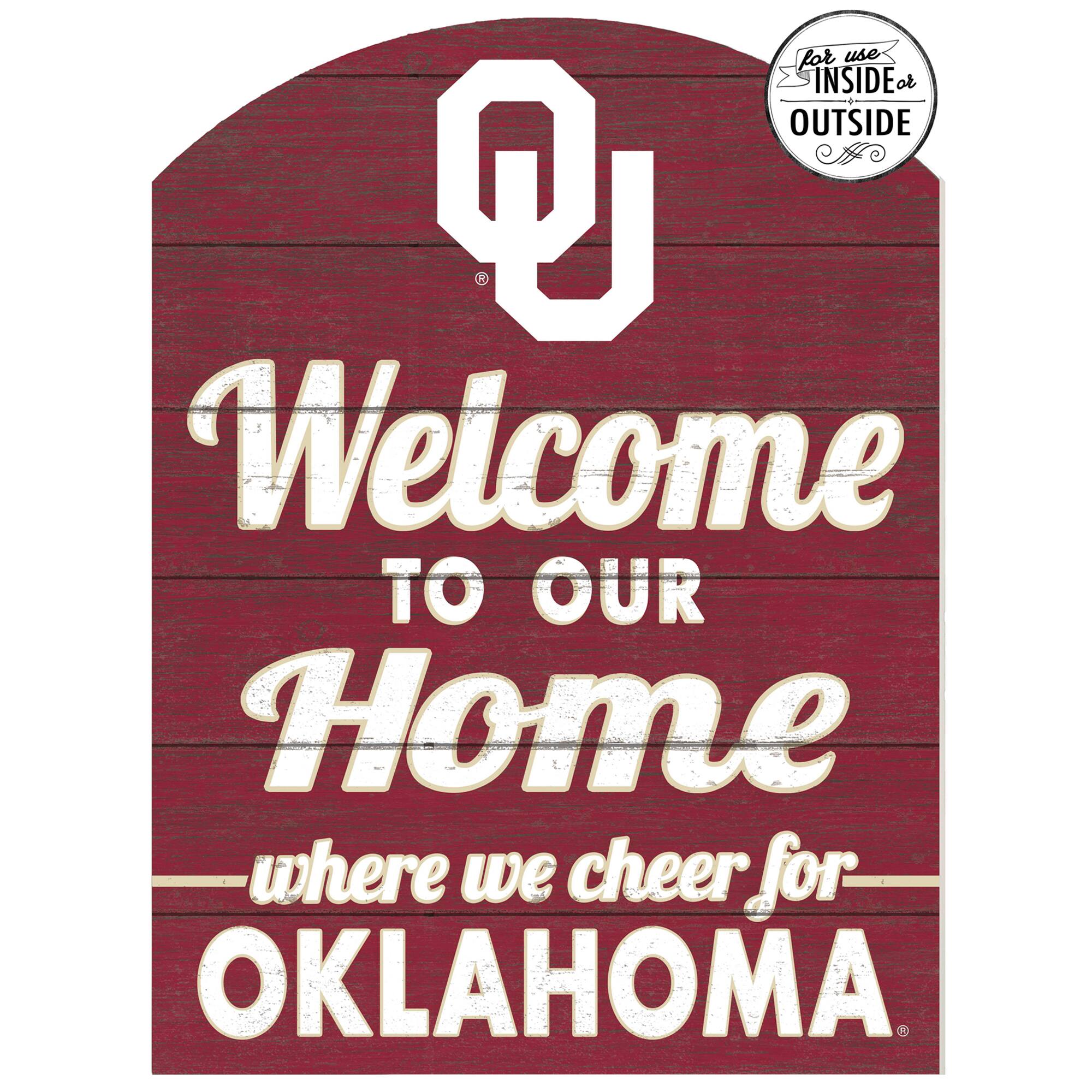Oklahoma Sooners 16'' x 22'' Marquee Sign