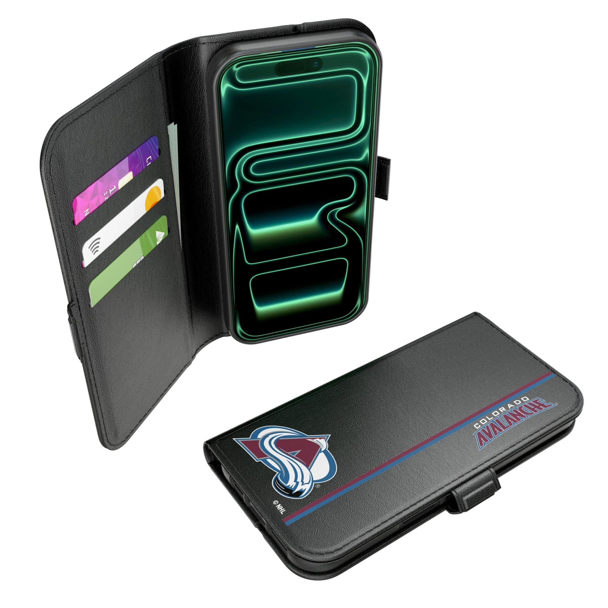 Keyscaper - NHL - Colorado Avalanche iPhone Folio 2.0 Case - 17 Pro Max - Black price history on PriceWatchPro