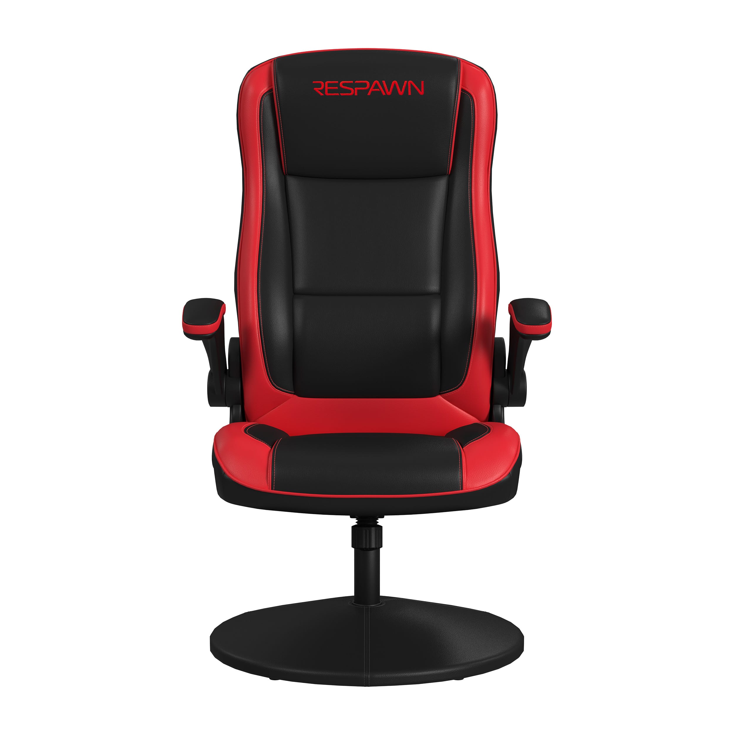 Respawn Products - RESPAWN 800 Floor Gaming Chair with Swivel Base, High Back Recliner Rocker for Kids & Adults, Ergonomic Design - Red