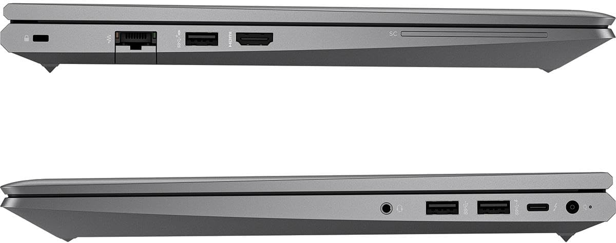 Alt View 6. HP - ZBook Power G9 15.6" FHD Intel Core i7-12800H 2.4 GHz up to 4.8 GHz 64GB 256GB SSD RTX A1000 Windows 11 Pro Laptop - Gray.