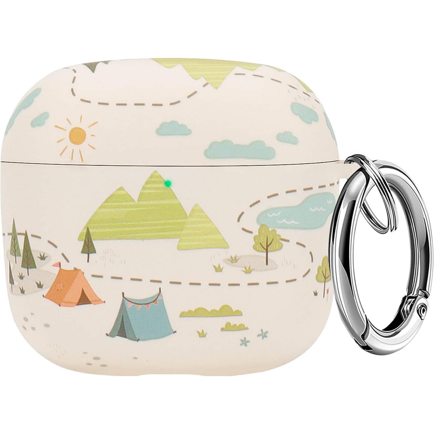 Front. SaharaCase - Inspire Series Case for Apple AirPods 4 and AirPods 4 with Active Noise Cancellation - Adventure.