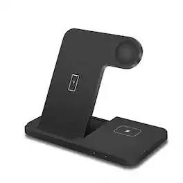 Stock Preferred - 3-in-1 Fast Wireless Charging Station for iPhone 16/15/14/13/12/11/X/8, Apple Watch 9/8/7/6/SE, and AirPods Pro/3/2