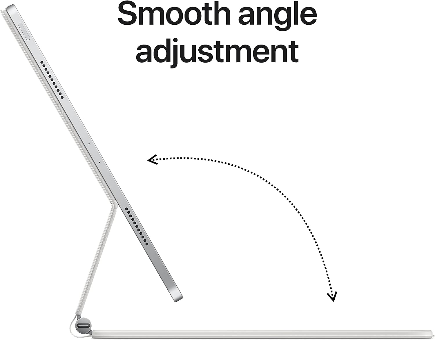 Smooth angle adjustment