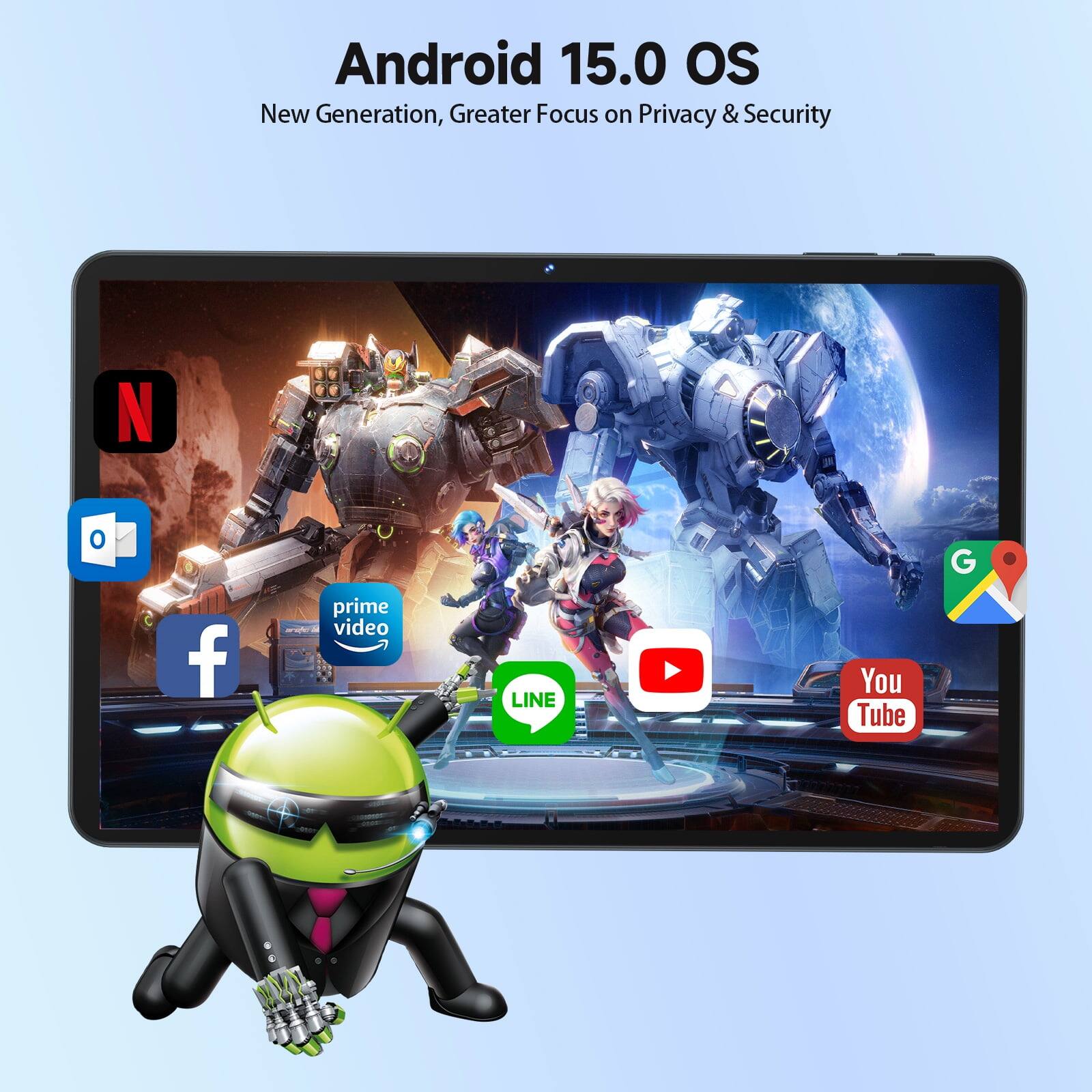 Android 15.0 OS  
New Generation, Greater Focus on Privacy & Security