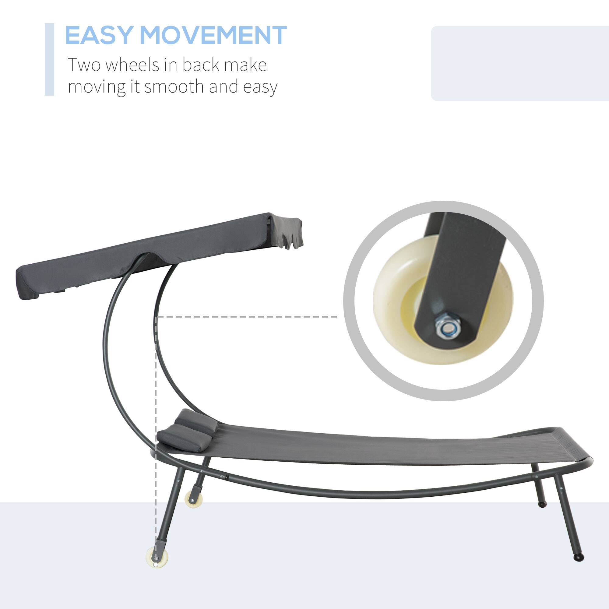 EASY MOVEMENT
Two wheels in back make moving it smooth and easy
