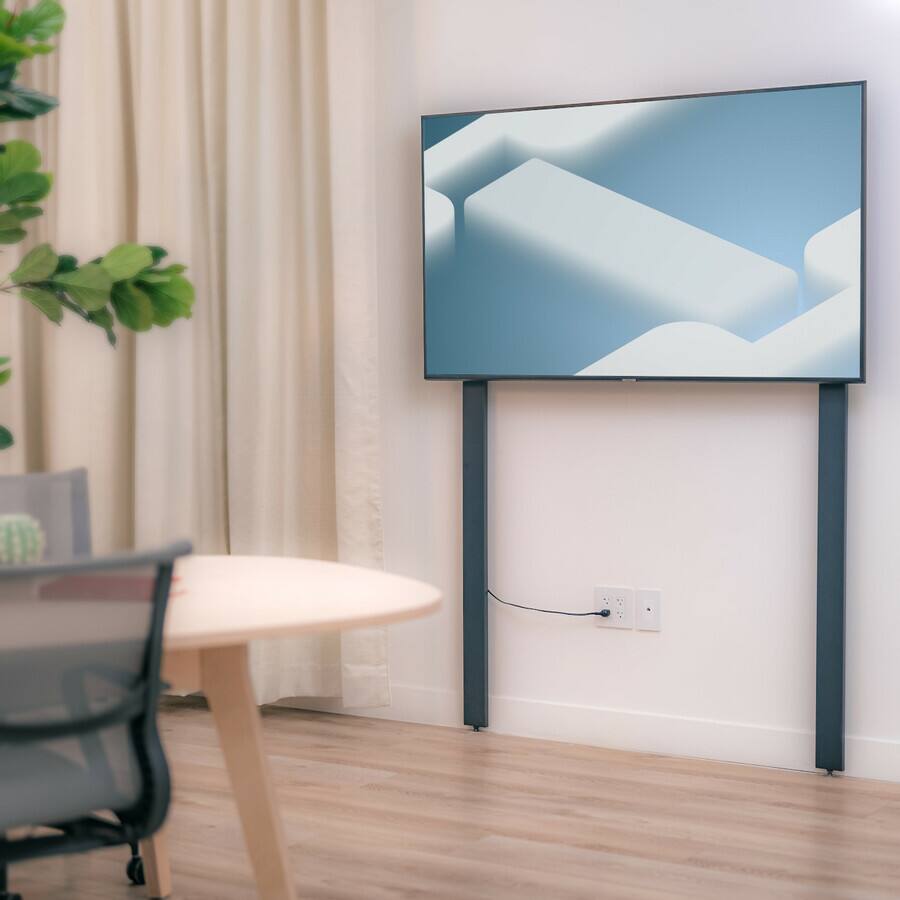 Alt View 2. Heckler Design - Heckler Design Wall Mount for Display, Video Conference Equipment - Black Gray - Black Gray.