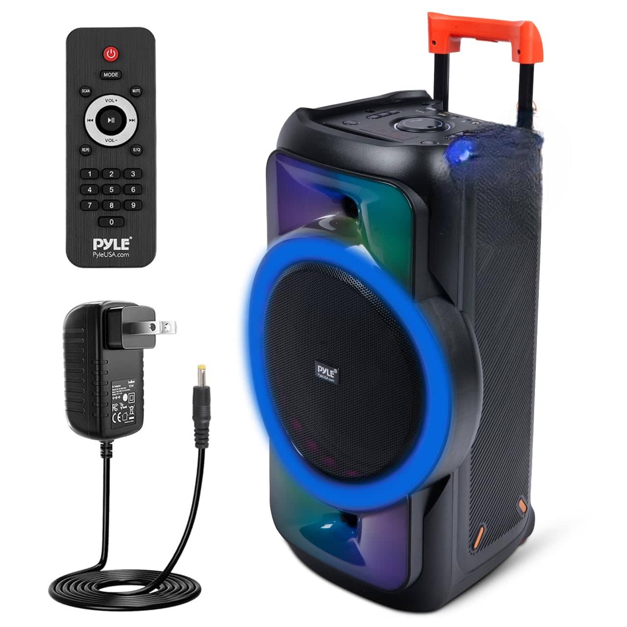 PYLE - Audio Large Bluetooth Party Speaker - Big - Black