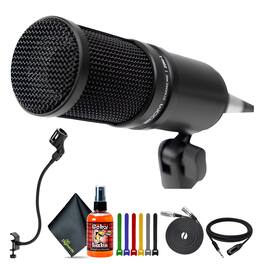 Zoom - ZDM-1 Dynamic Microphone, 8-inch Flexible Desktop Microphone Stand