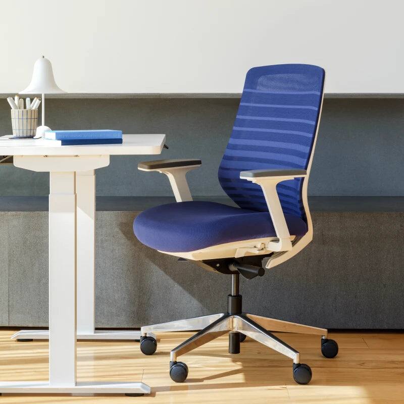 Alt View 1. Branch Furniture - Branch Ergonomic Chair – Adjustable Office Chair for All-Day Comfort with Lumbar Support and Recycled Mesh Back - Baltic.