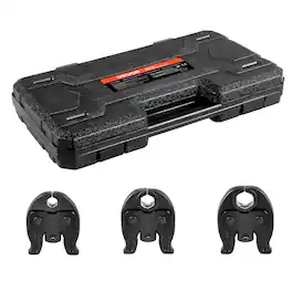 VEVOR - ProPress Jaws for Compact Series Press Tools, 3PCS Pressing Jaws 1/2", 3/4" & 1" for ProPress Copper Pipes Connections - Black