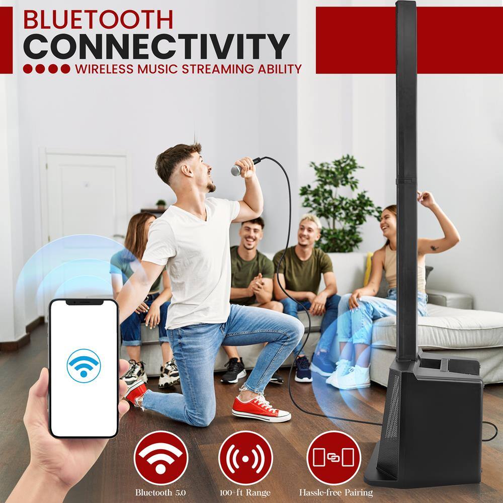 **BLUETOOTH CONNECTIVITY**  
**WIRELESS MUSIC STREAMING ABILITY**

- Bluetooth 5.0
- 100+ ft Range
- Hassle-free Pairing