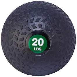 Fitvids - 20 Pound Weighted Medicine Ball for Home Gym Training and Fitness - Green