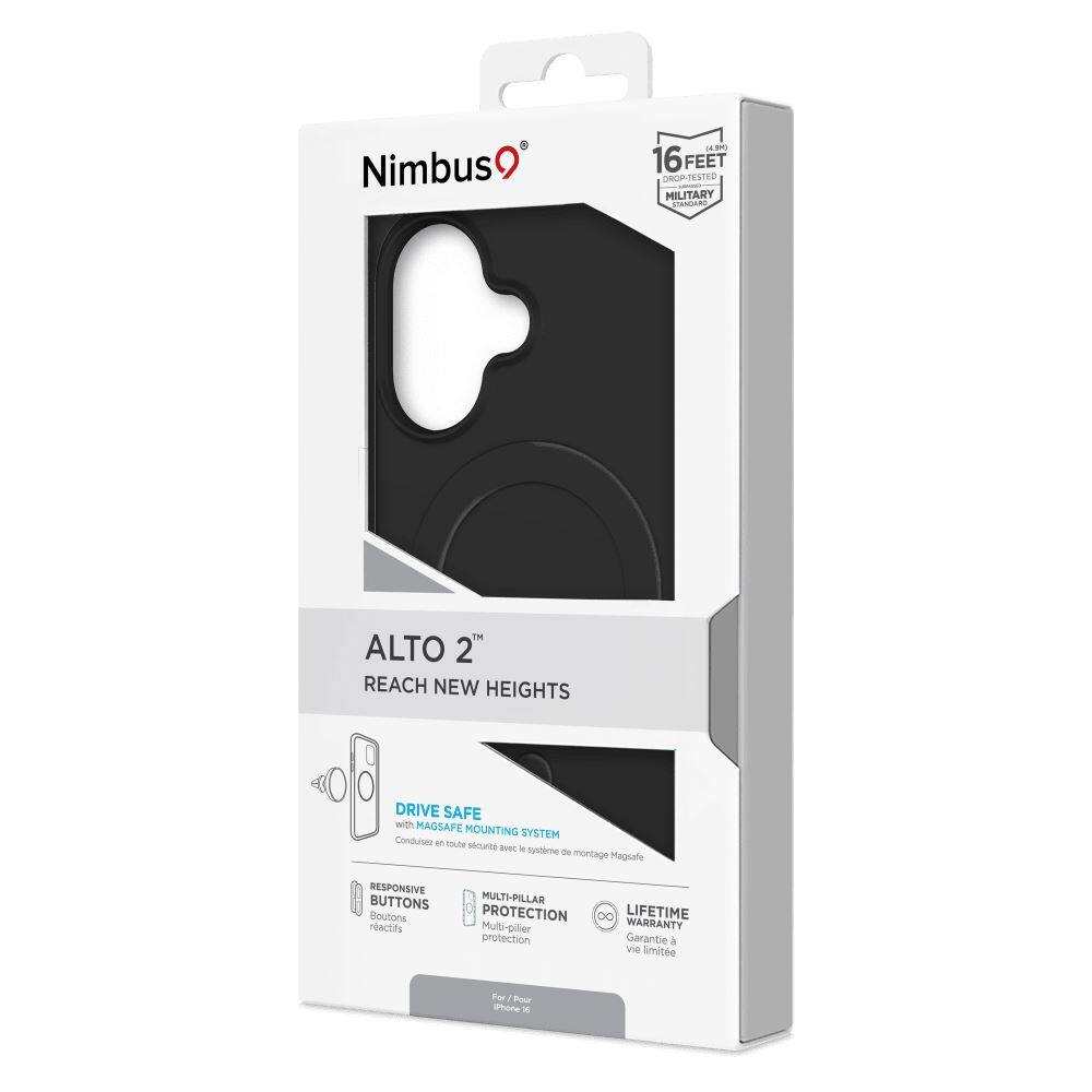 Nimbus9

16 FEET DROP-TESTED MILITARY PNAR™

ALTO 2™
REACH NEW HEIGHTS

DRIVE SAFE with MAGSAFE MOUNTING SYSTEM
Conduisez en toute sécurité avec le système de montage MagSafe

RESPONSIVE BUTTONS
Boutons réactifs

MULTI-PILLAR PROTECTION
Protection multi-piliers

LIFETIME WARRANTY
Garantie à vie limitée

Conduisez en toute sécurité avec le système de montage MagSafe

Compatible avec iPhone 12