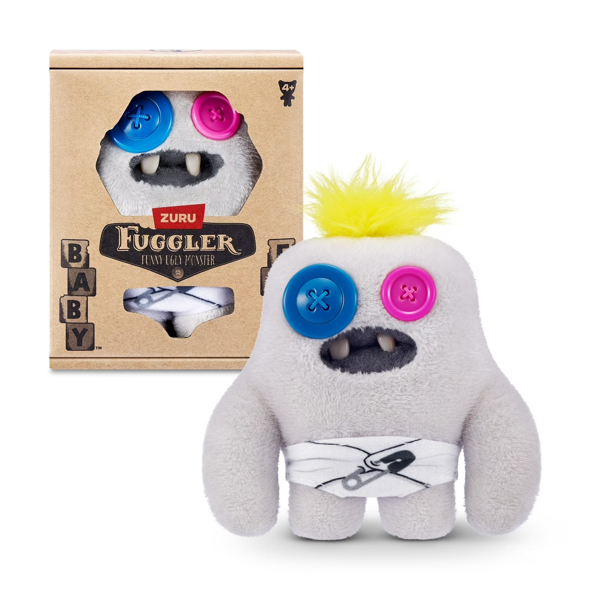 Zuru Fuggler Baby Fugg Series 3 Sasquooch 3.5 Inch Plush Toy - White price history on PriceWatchPro