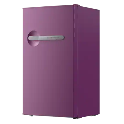Front. Frigidaire - Frigidaire 1.6 cu ft Compact Mini Fridge, Perfect for Home or Office, Retro Series, Plum, 3.2 cu ft - Purple.