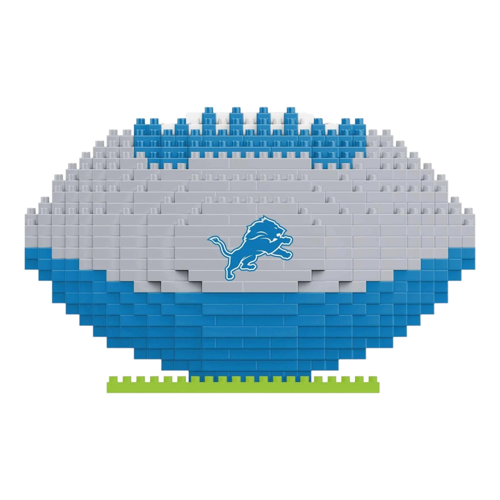 Alt View 10. Forever Collectibles - Detroit Lions NFL BRXLZ Football 728-Piece Building Block Set - Blue.