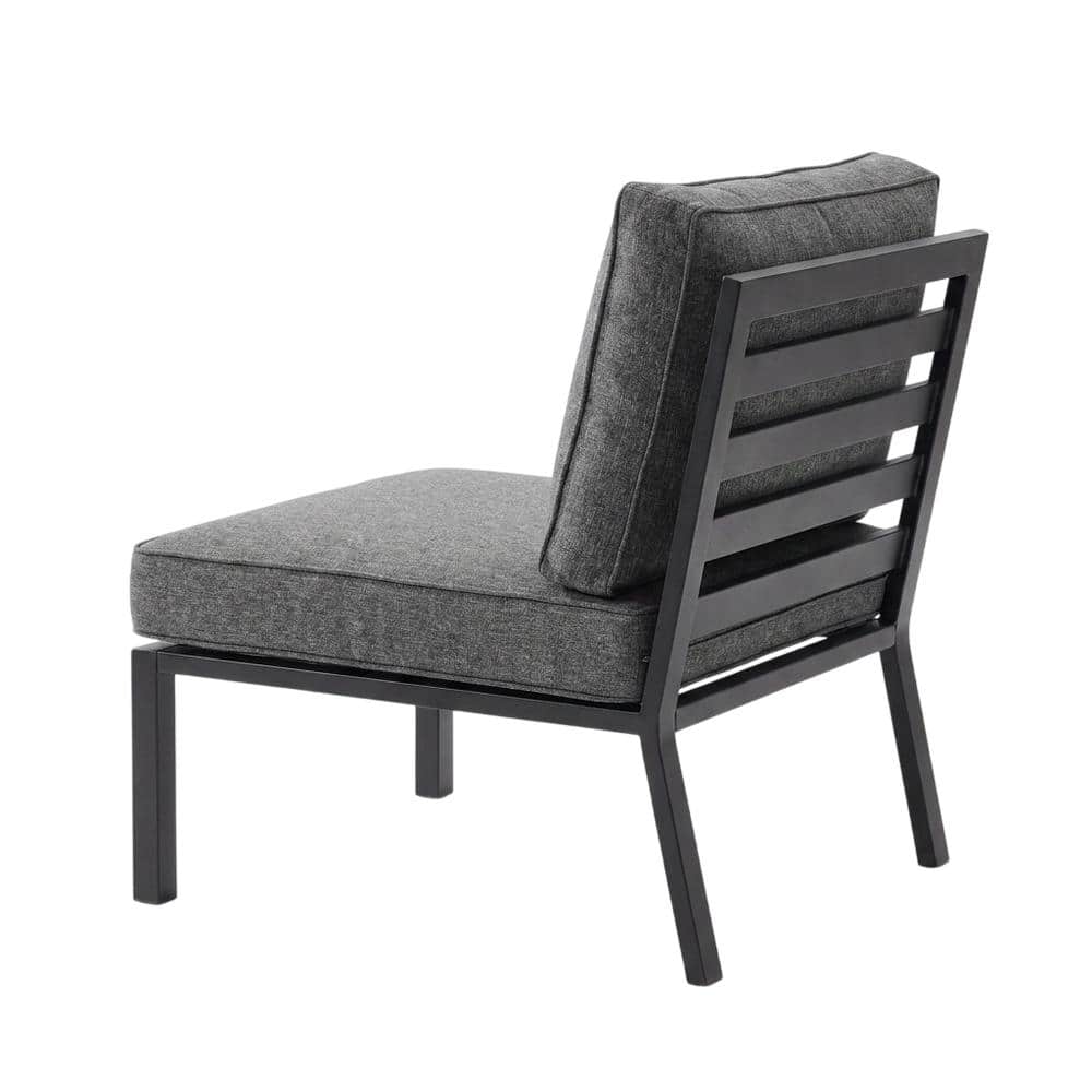 Crosley Furniture - Clark Armless Outdoor Sectional Chair - Charcoal price history on PriceWatchPro