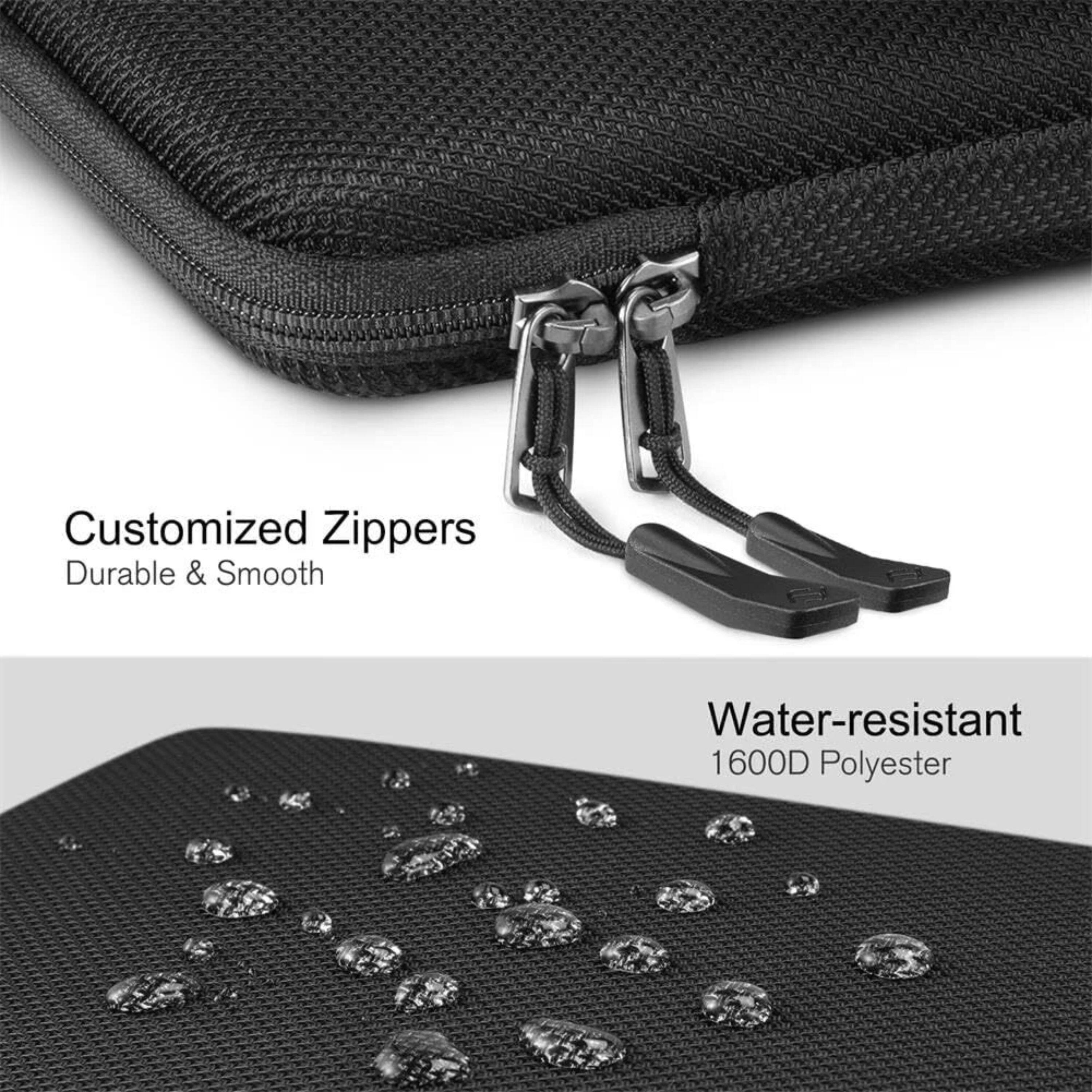 Customized Zippers  
Durable & Smooth  

Water-resistant  
1600D Polyester