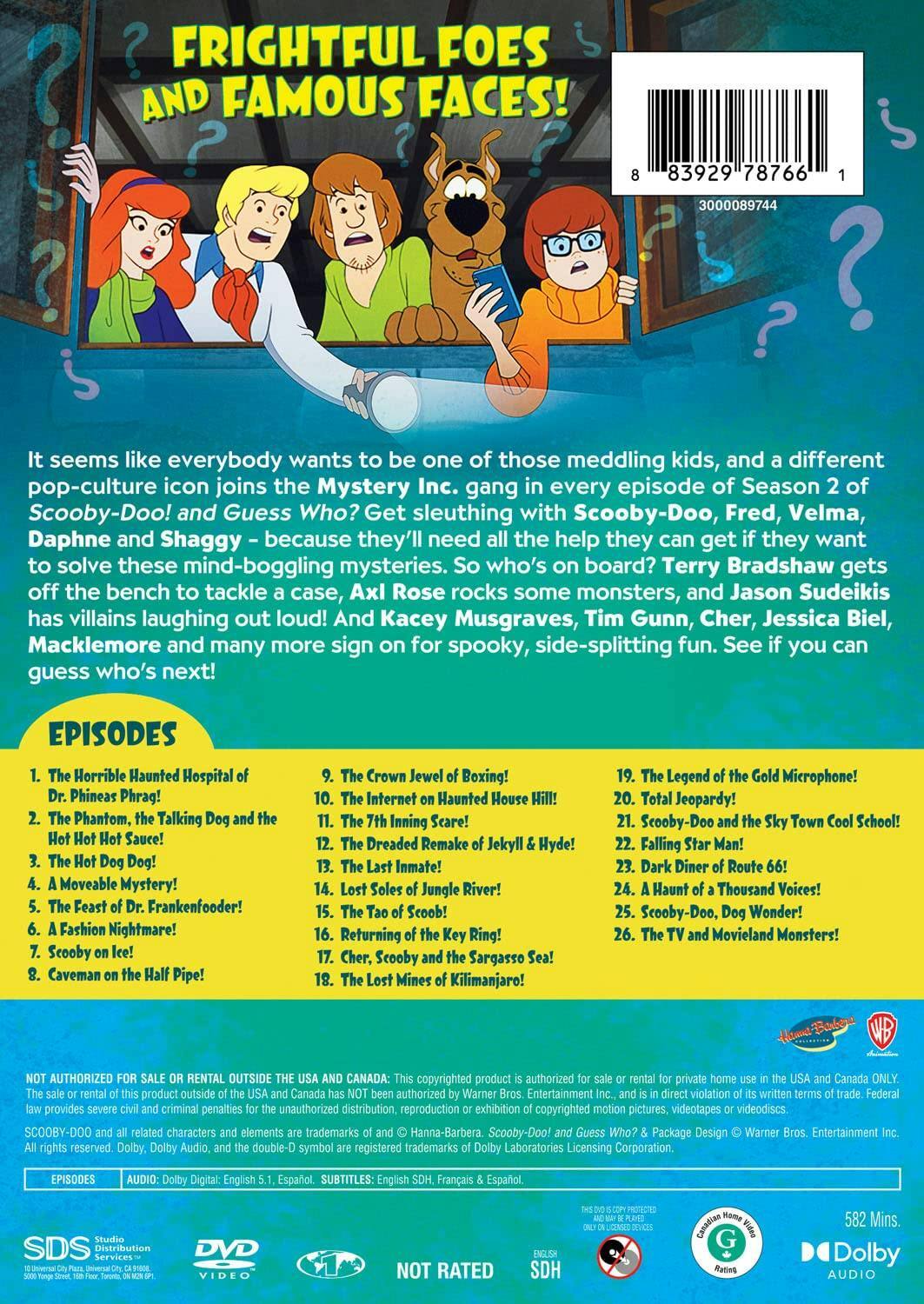 Back. Scooby-Doo and Guess Who?: The Complete Second Season (Box Set) [DVD].