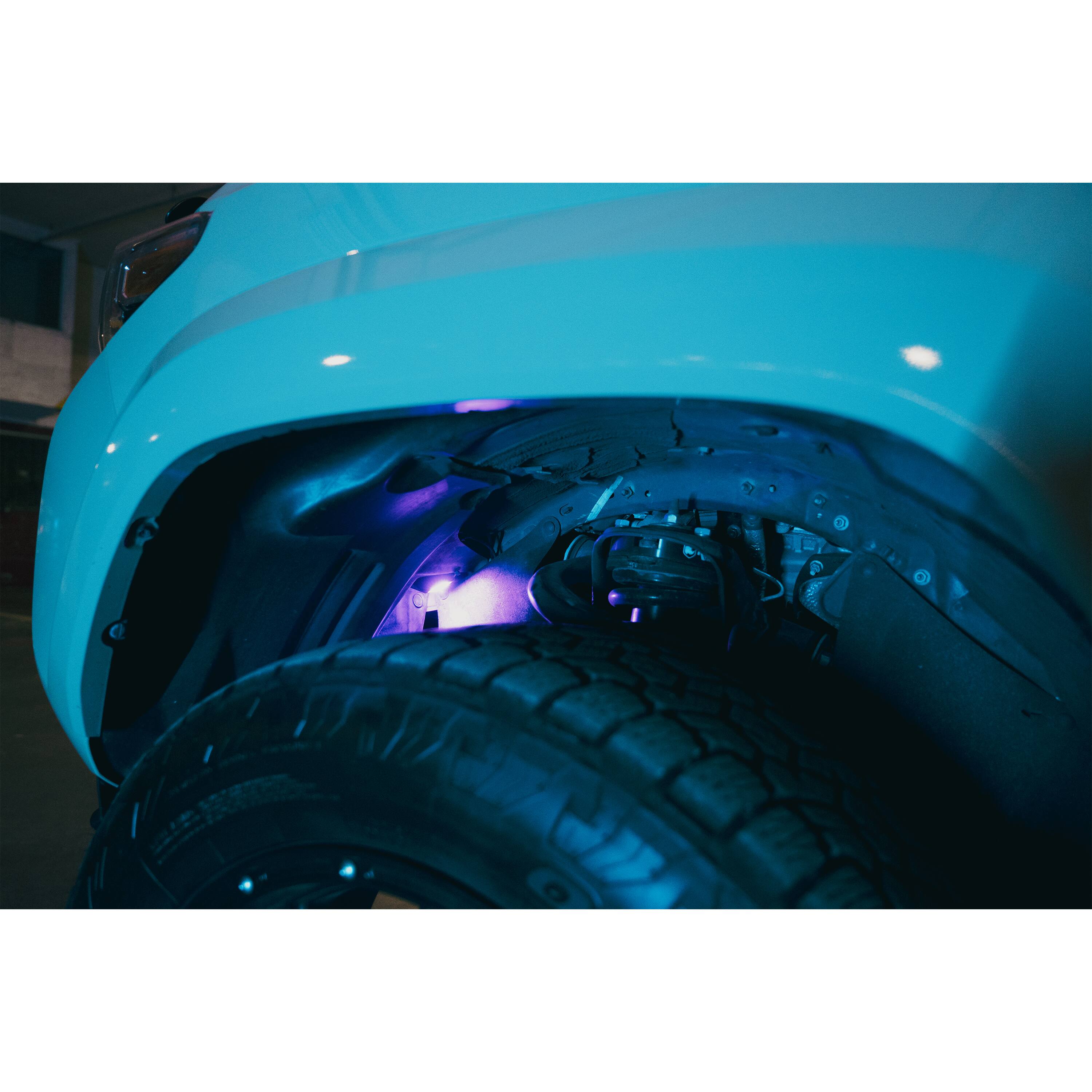 Alt View 18. Stinger - enLIGHT10 4-Way Expandable Dynamic RGB Rock Light Kit - Multi.