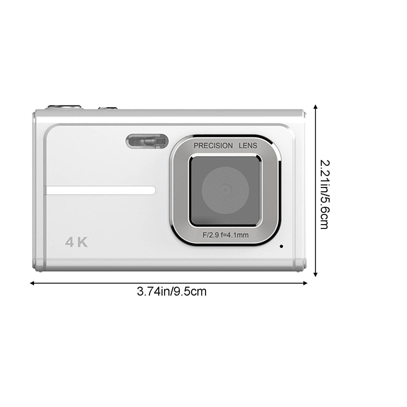 4K PRECISION LENS  
F/2.9 f=4.1mm  
2.21in/5.6cm  
3.74in/9.5cm