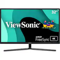 ViewSonic - VX3211-4K-MHD 31.5" LCD 4K UHD FreeSync Monitor (DisplayPort, and HDMI) - Black - Front_Zoom