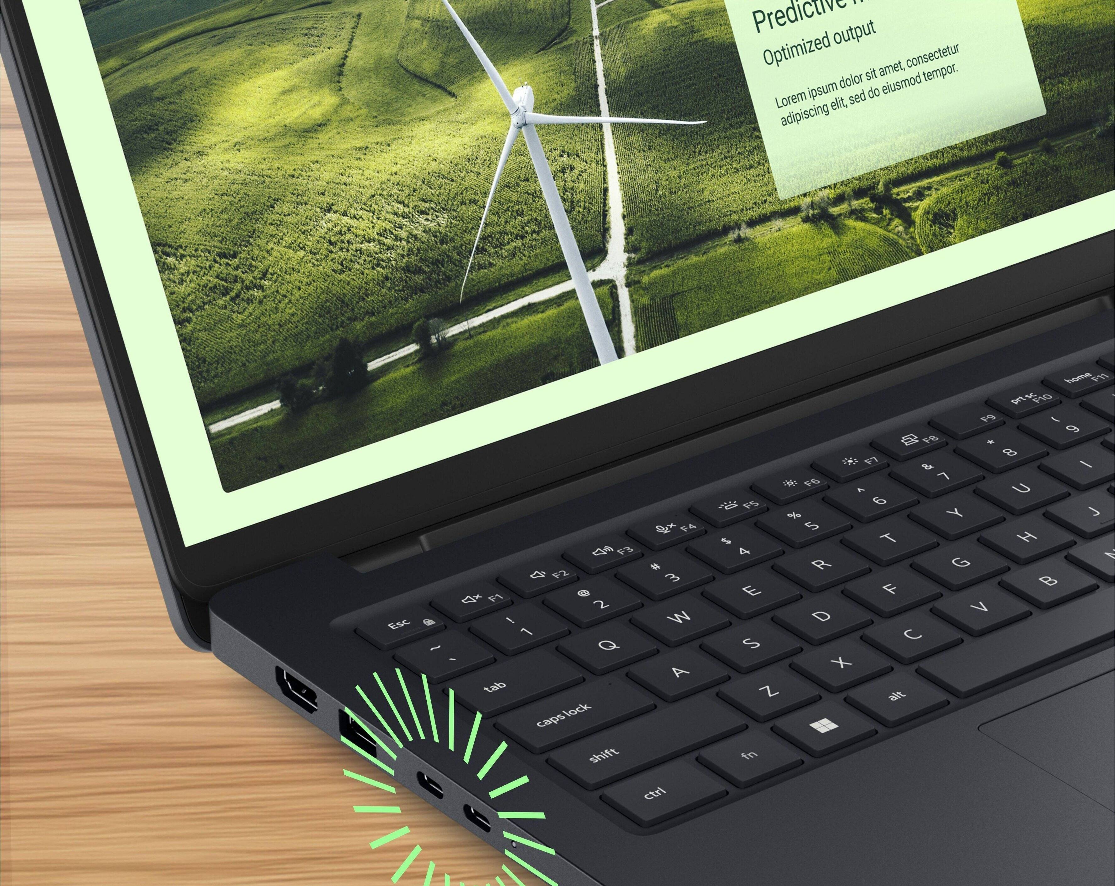 Alt View 21. Dell - Pro Max 14" LCD 1920 x 1200 (Full HD Plus) Laptop - Intel Core Ultra 7 with 32GB Memory - 512 GB SSD - Black.