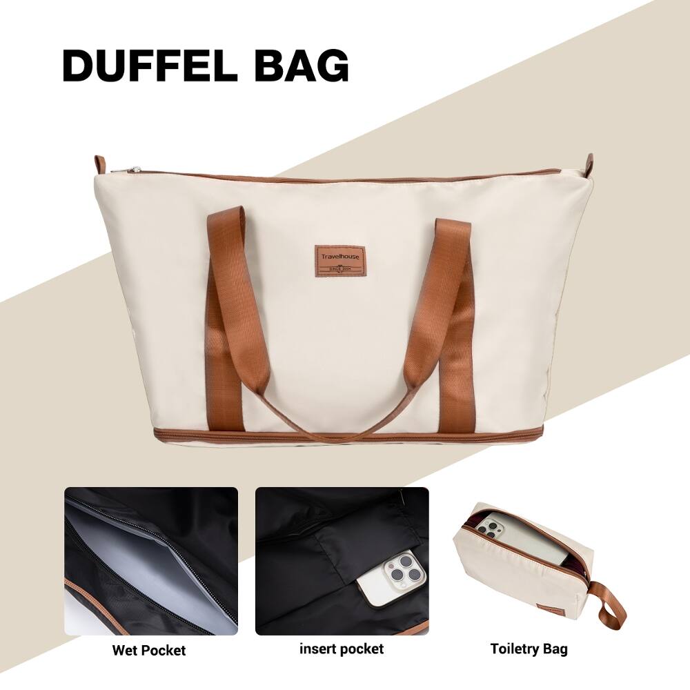 DUFFEL BAG

Travelhouse
para 2009

Wet Pocket
insert pocket
Toiletry Bag